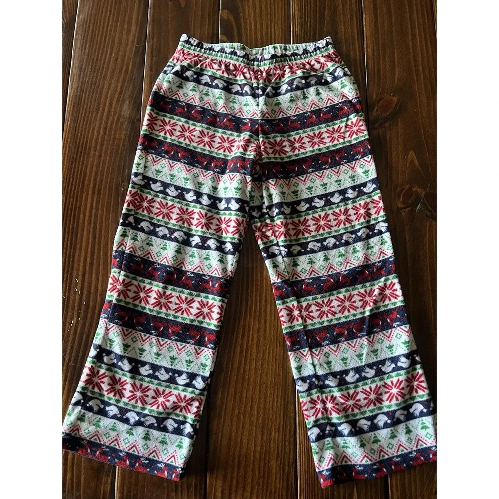 Jammies For Your Families Pajamas Set Christmas‎ Holidays Youth Girls Sz M (8)